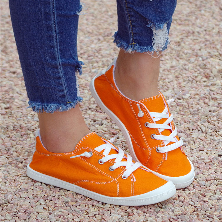 Plus Size Casual Canvas Shoes