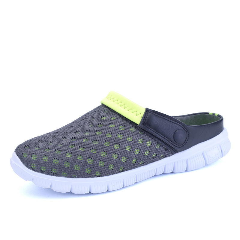 Men's Plus Size Casual Mesh Hole Slippers