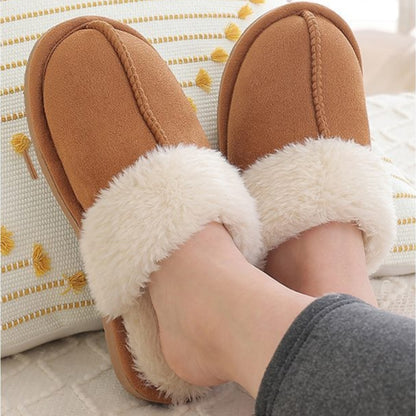 Warm Home Indoor Platform Non-slip Plush Slippers