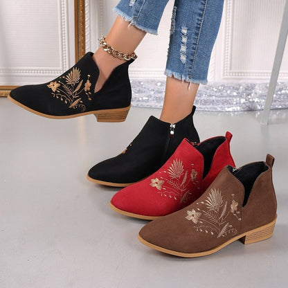 Women’s High-Heel Pointed Ankle Boots