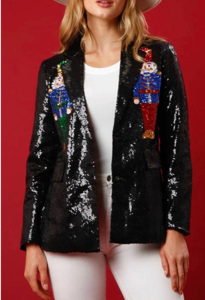 Loose INS Sequin Women's Suit