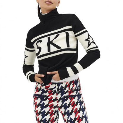 Slim-Fit Printed Turtleneck Sweater – American Style