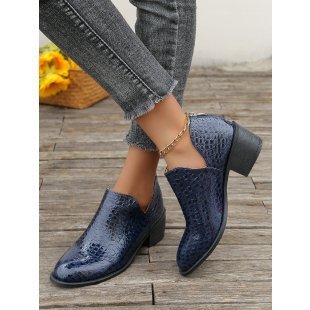 European and American Style Ankle Boots with Back Zipper