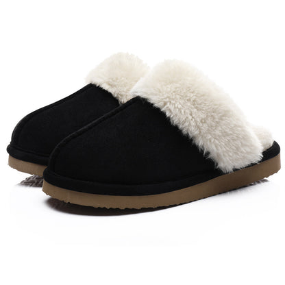 Warm Home Indoor Platform Non-slip Plush Slippers