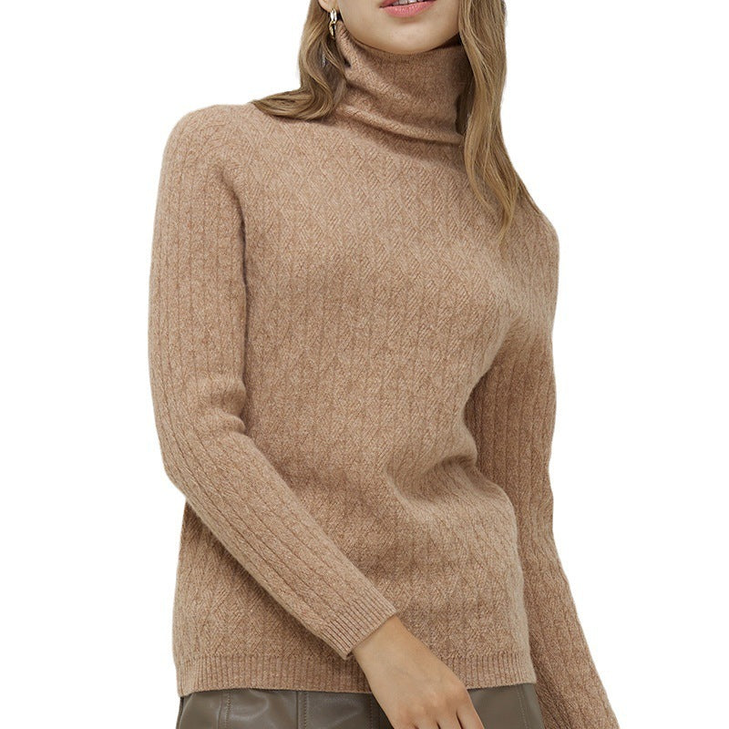 Women's Thickened Wool Sweater - Autumn & Winter Warmth