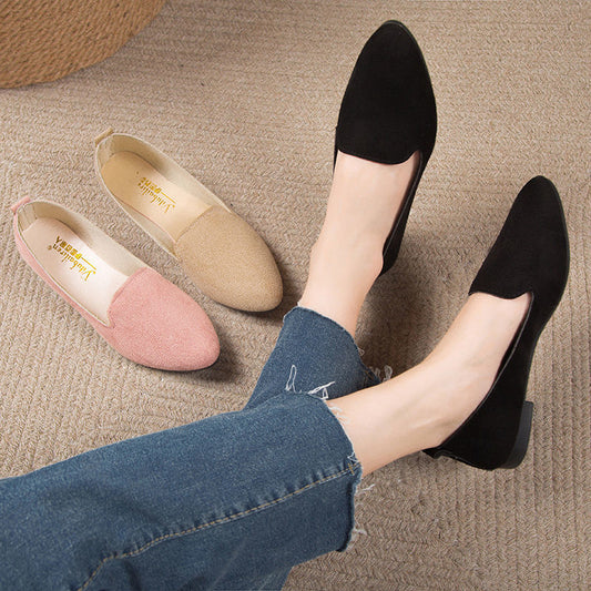 Stylish Women's Flat Shoes - Versatile & Fashionable Casual Footwear