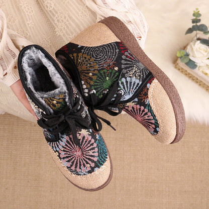 Women's Non-Slip Winter Cloth Shoes