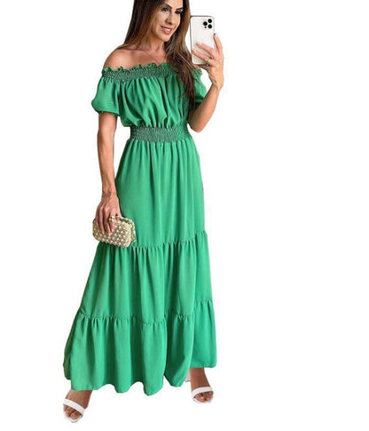 Women's Dress Fashionable Off Neck