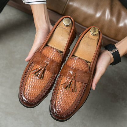 Men's New Casual Slip-On Leather Shoes