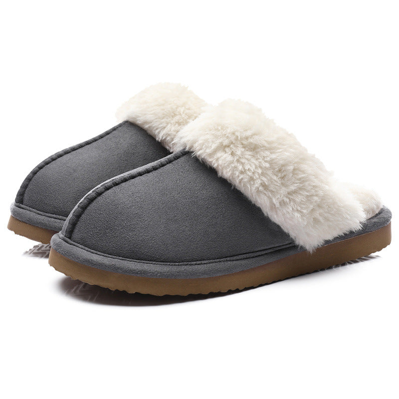 Warm Home Indoor Platform Non-slip Plush Slippers