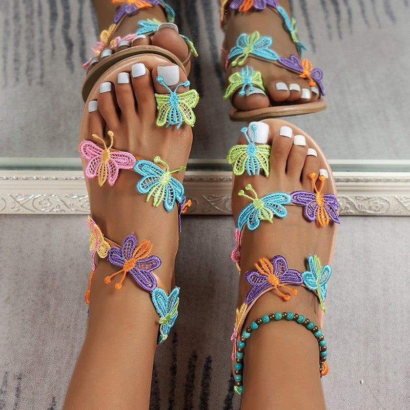 Fashionable Personalized Colorful Sandals for Women