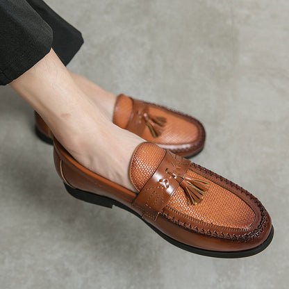 Men's New Casual Slip-On Leather Shoes