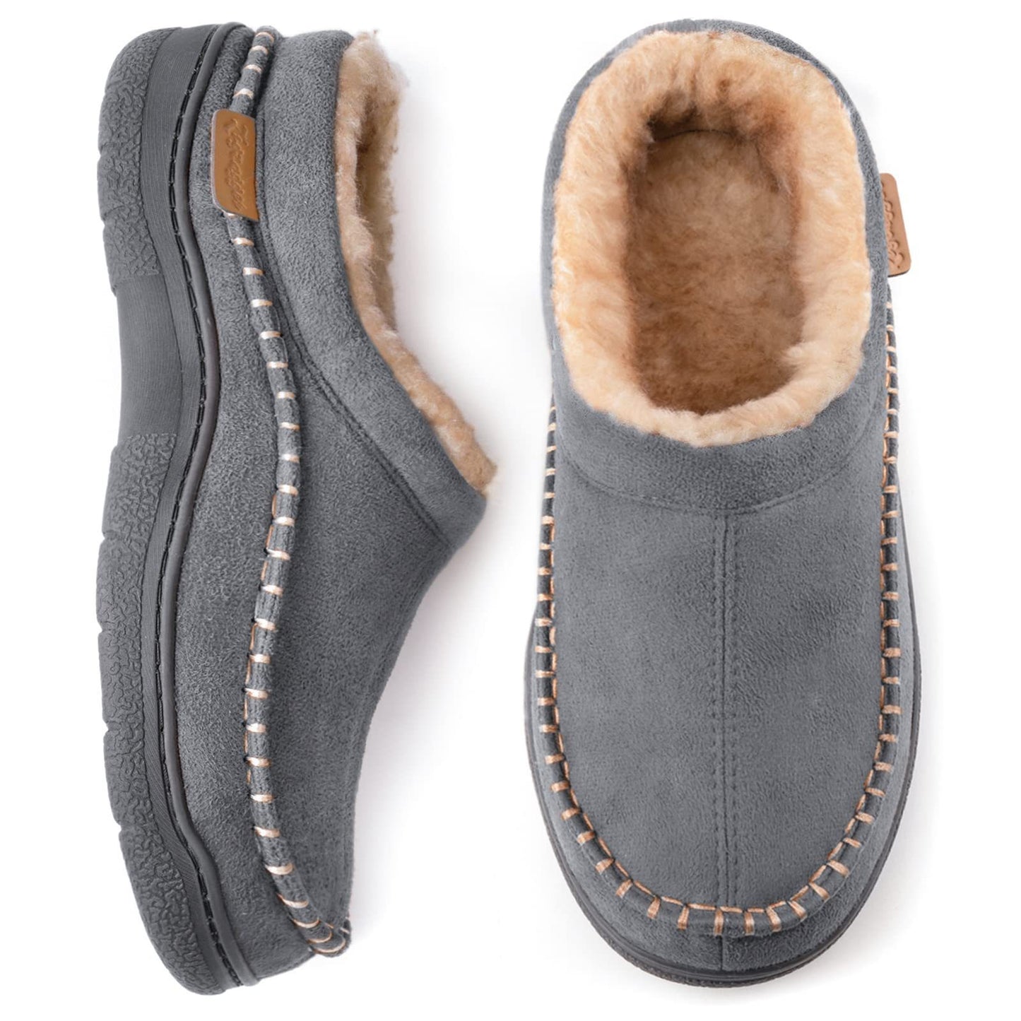 Men's Indoor Slip-On Soft-Top Slippers