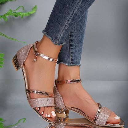 Stylish Plus Size Women's Sandals with Personality