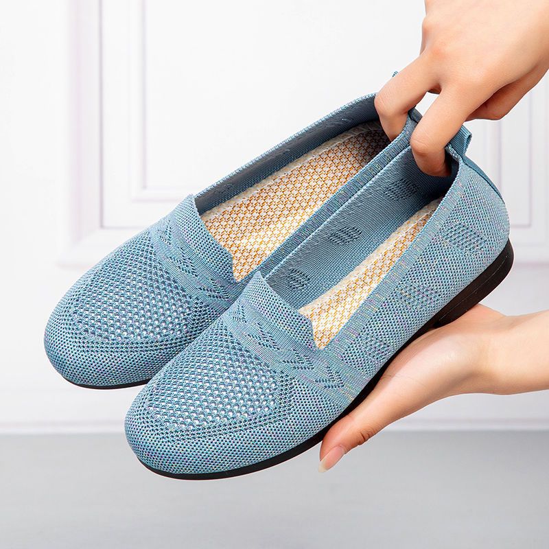 Stylish Women's Mesh Hollow Out Cloth Shoes