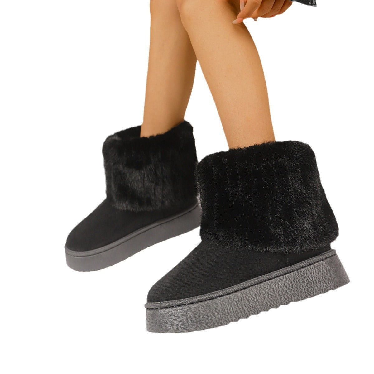 Fashion Casual All-Matching Women's Snow Boots