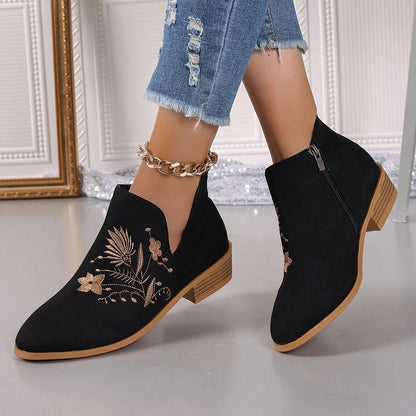 Women’s High-Heel Pointed Ankle Boots