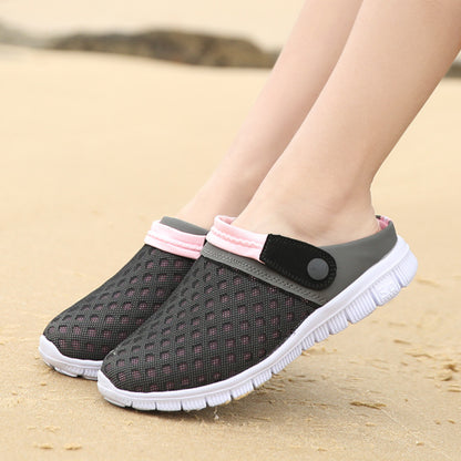 Men's Plus Size Casual Mesh Hole Slippers