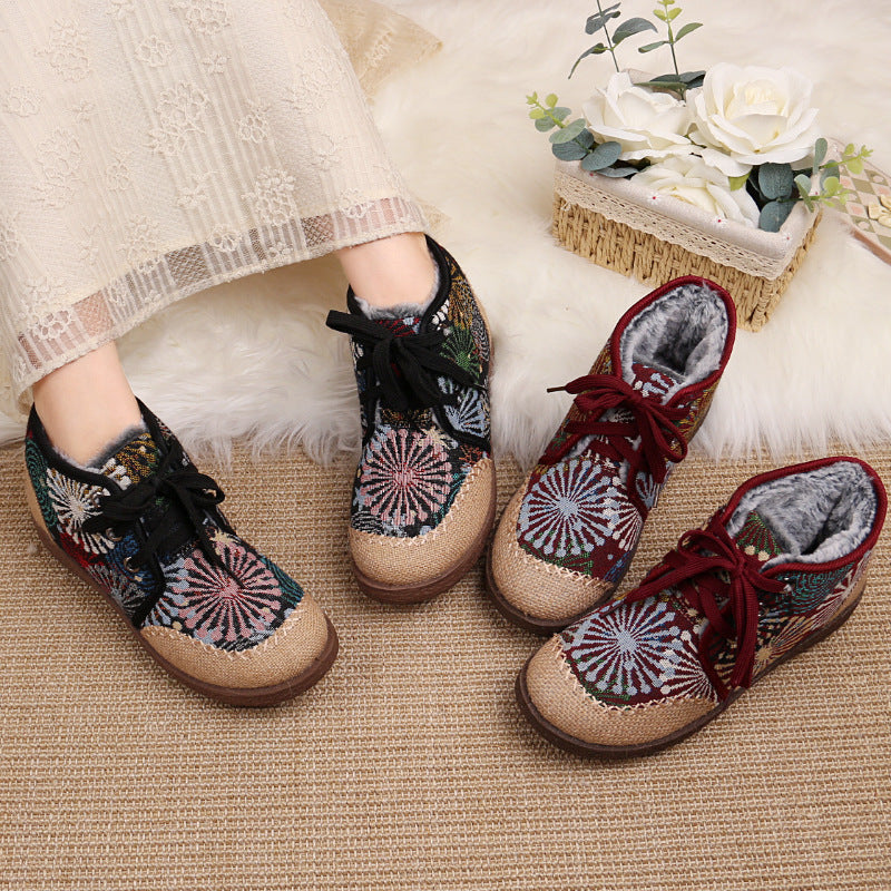 Women's Non-Slip Winter Cloth Shoes