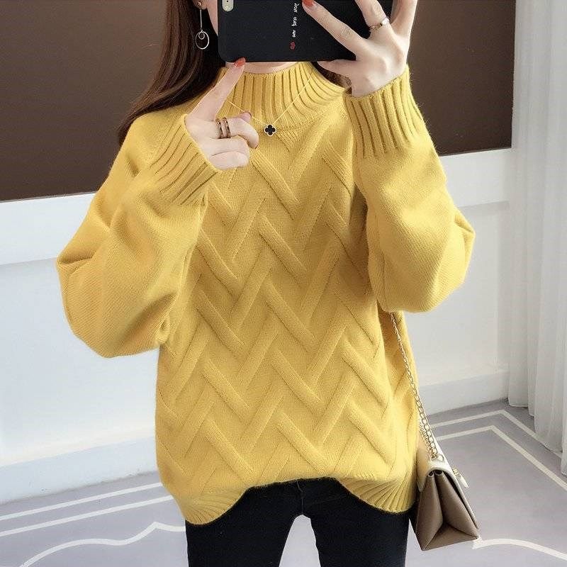 Women's Idle Style Fashion Knit Top