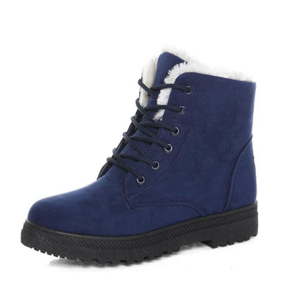 Warm Plush Winter Snow Boots: Ankle Boots for Women's Shoes