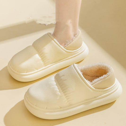 Waterproof Cotton Shoes For Women's Winter Bag And Household Use