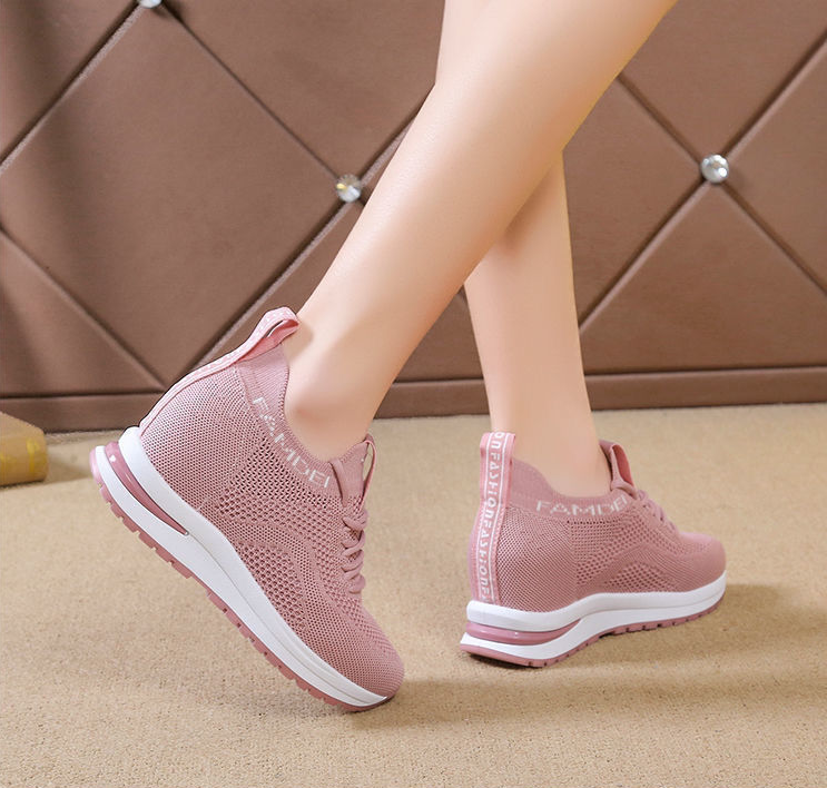 High-Rise Thick-Sole Sneakers for Women