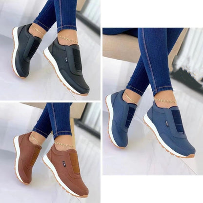 Casual Flat Round Toe Sneakers Fashion