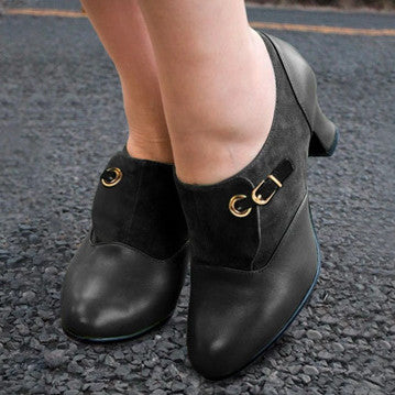 Simple High-heeled Bare Boots Women's Shoes