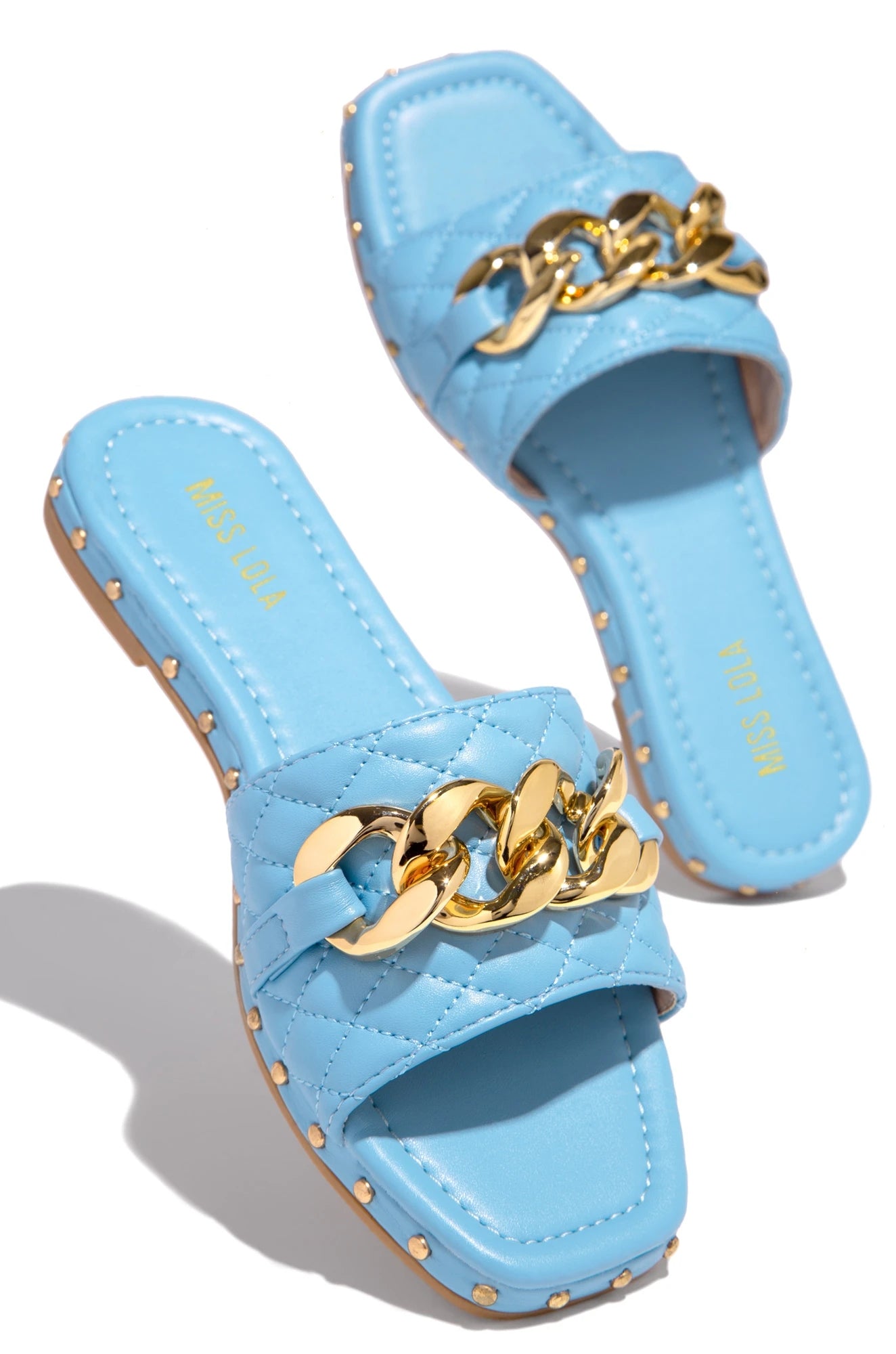 Women's Fish Mouth Chain Flat Sandals