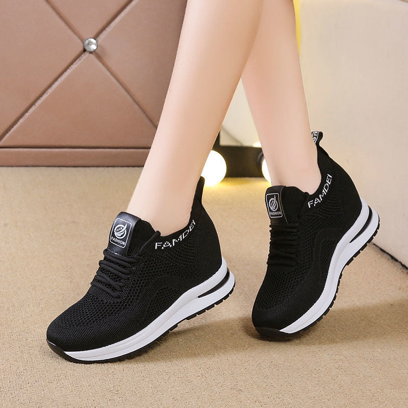 High-Rise Thick-Sole Sneakers for Women