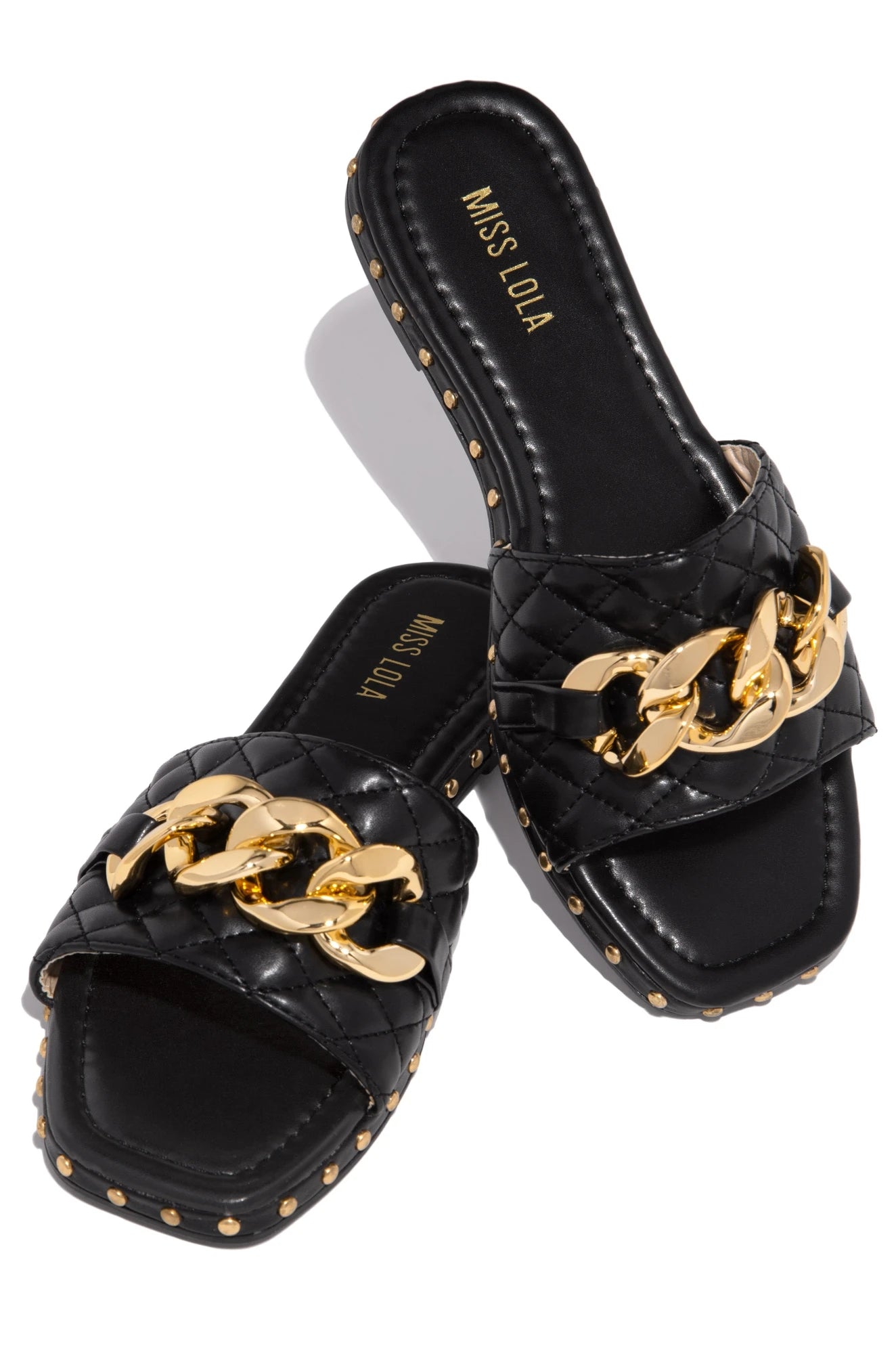 Women's Fish Mouth Chain Flat Sandals