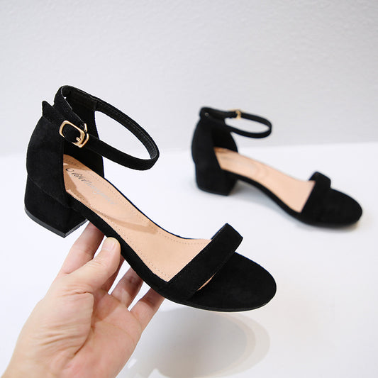 Versatile Chunky Heel Strappy Sandals: New Style for Women