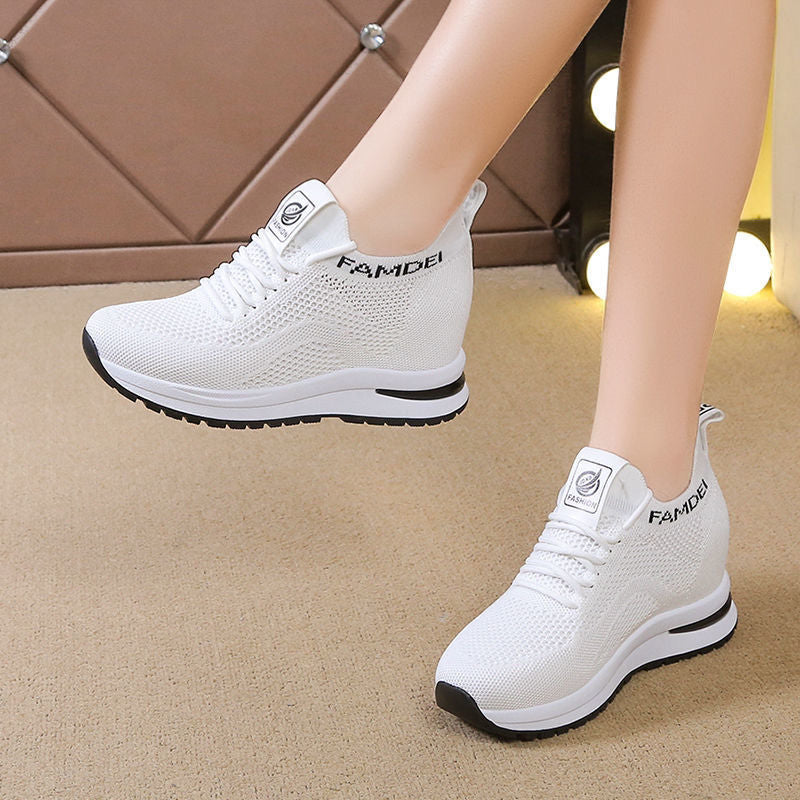 High-Rise Thick-Sole Sneakers for Women