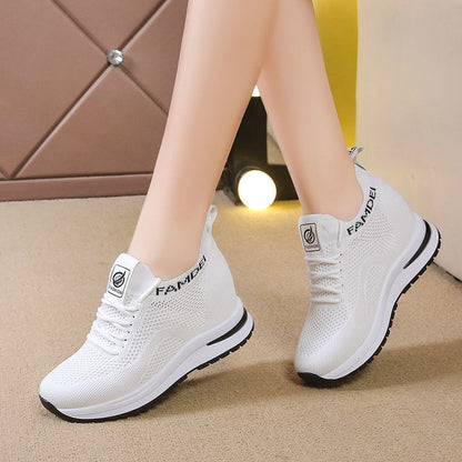 High-Rise Thick-Sole Sneakers for Women