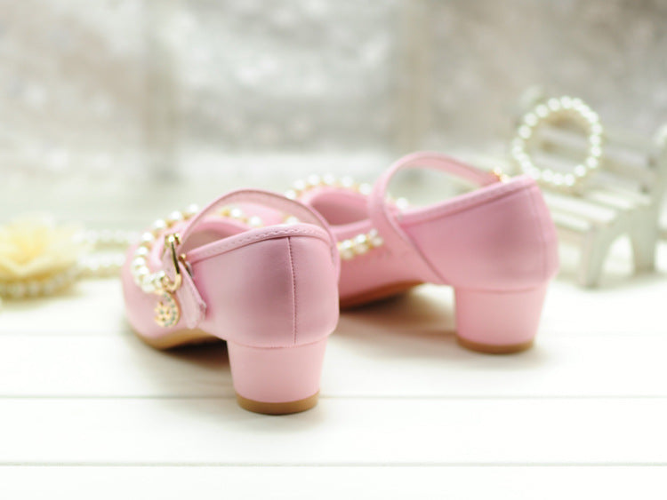 High-heeled Single Shoes Princess Crystal Shoes