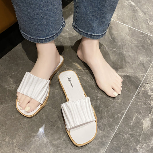 Solid Simple Slippers For Women To Wear In Summer