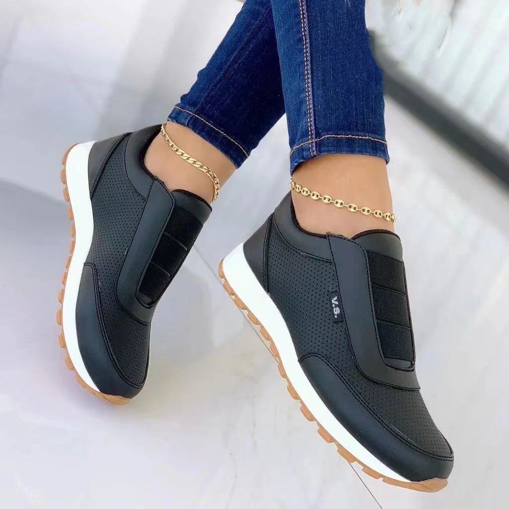 Casual Flat Round Toe Sneakers Fashion