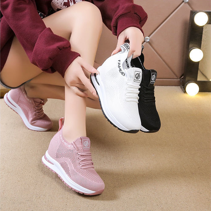 High-Rise Thick-Sole Sneakers for Women